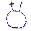 Bohemian Knotted Braided Nylon Cord Bracelets UQ5107-7-1