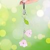 Lily of the Valley Acrylic Mobile Straps HJEW-AB00627-7