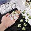 200Pcs Adhesive Acrylic Cabochons Sheets DIY-PH0022-92-3
