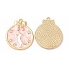 Alloy Enamel Pendants ENAM-C005-31G-01-1