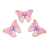 Light Gold Tone Alloy Enamel Pendants ENAM-M059-05KCG-02-3