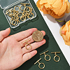 15 Sets Brass Toggle Clasps KK-BBC0021-11-3