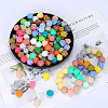 Hexagonal Silicone Focal Beads SI-JX0020A-25-3