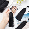 Gorgecraft 8Pcs Polyester Tassel Pendant Decorations AJEW-GF0004-66D-3