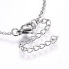 304 Stainless Steel Pendant Necklaces NJEW-L146-06-4