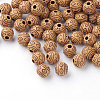 Imitation Wood Acrylic Beads X-SACR-Q186-09-1