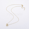 304 Stainless Steel Chain Necklaces NJEW-O108-42G-2