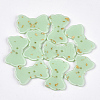 2-Hole Cellulose Acetate(Resin) Buttons BUTT-S023-14B-01-1