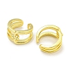 Brass Cuff Earrings EJEW-C104-057G-2