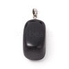 Natural Dyed & Heated Black Agate Pendants G-k302-B16-2