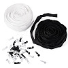 2 Bags 2 Colors Nylon Closed-end Zipper DIY-TA0014-72B-2