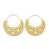 Brass Hoop Earrings EJEW-Z086-11G-4