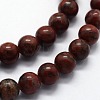 Natural Sesame Jasper/Kiwi Jasper Beads Strands G-I199-18-8mm-3