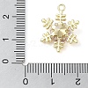 Alloy with Rhinestone Pendants ALRI-U001-02C-02-3