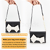 WADORN 2Pcs 2 Style PU Leather & Round ABS Plastic Imitation Pearl Bag Straps Sets FIND-WR0009-23A-3