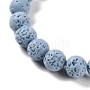 Synthetic Lava Rock Dyed Beads Strands G-H311-08C-06-4