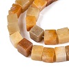 Natural Topaz Jade Beads Strands G-T139-8x8-30B-3