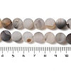 Natural Dendritic Agate Beads Strands G-A248-A04-01-5