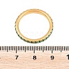 304 Stainless Steel Micro Pave Cubic Zirconia Finger Rings for Women RJEW-F214-01G-03-2