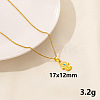 304 Stainless Steel Geometric Pendant Necklaces IQ6554-2-1