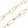 Soldered Brass Paperclip Chains CHC-D025-03G-01-2