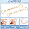 Unicraftale 2Pcs Alloy Bag Strap Extender Cross Chains PURS-UN0001-02G-5