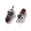 Natural Dragon Blood Pointed Pendants X-G-K329-48P-3