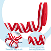 25 Yards Polyester Striped Ribbons OCOR-GO0001-29E-5