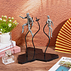 Plastic Doll Stands with Adjustable Snake Bone Bracket ODIS-WH0002-90-5