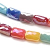 Electroplate Glass Beads Strands EGLA-P068-01A-06-2