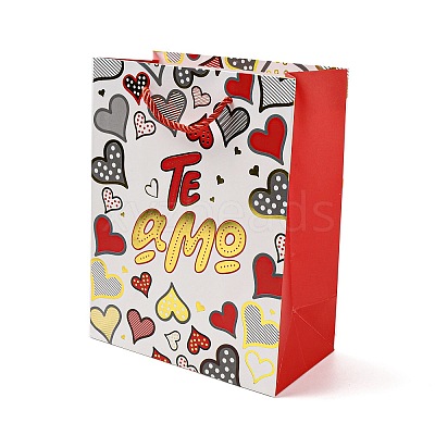4 Colors Valentine's Day Love Paper Gift Bags CARB-D014-01E-1