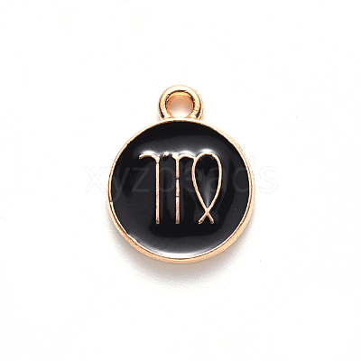 Alloy Enamel Pendants ENAM-SZ0001-27C-B-1