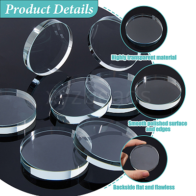 Glass Fabric Pattern Weights AJEW-WH0314-945A-1