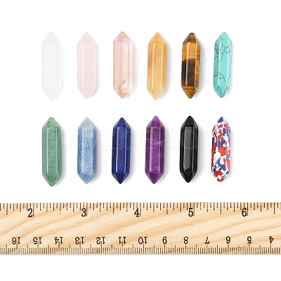 5Pcs Natural Blue Aventurine Healing Stones G-FS0005-83K-1
