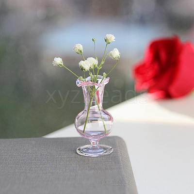 Transparent Miniature Glass Vase Bottles BOTT-PW0006-04F-1