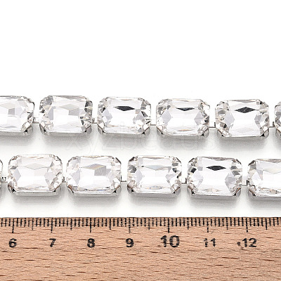 Iron Rhinestone Cup Chains CH-T006-10A-1