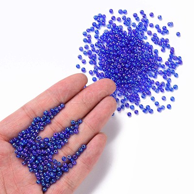 Round Glass Seed Beads SEED-A007-3mm-168-1