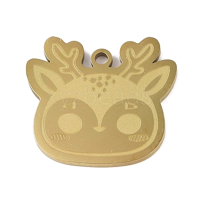 201 Stainless Steel Pendants STAS-C095-21G-1
