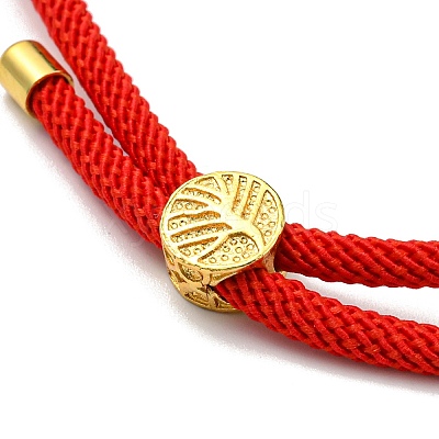 Nylon Cords Bracelet Makings Fit for Connector Charms LS-AJEW-P116-01G-11-1