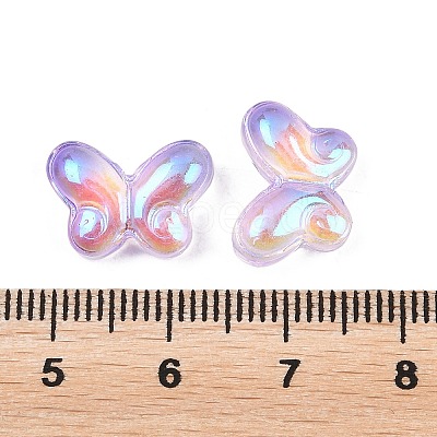 AB Color Plated Transparent Glass Beads GLAA-Z020-01I-1