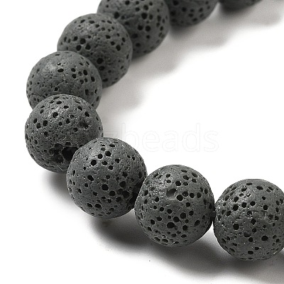 Natural Lava Rock Bead Strands G-L435-03-8mm-22-1