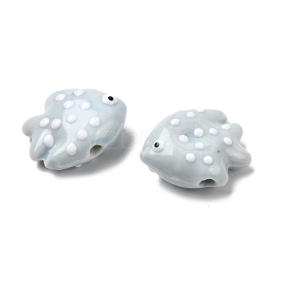 Handmade Porcelain Beads PORC-K010-06I-1