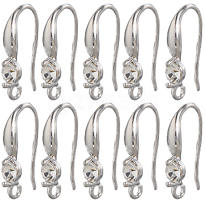 60Pcs Brass Wire Earring Findings FIND-SP0003-67A-LG-1