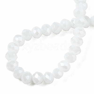 Electroplate Glass Beads Strands X-EGLA-A034-P10mm-A21-1
