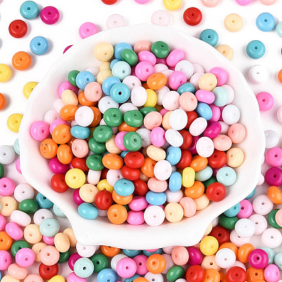Opaque Baking Paint Glass Seed Beads SEED-N008-03A-M-1