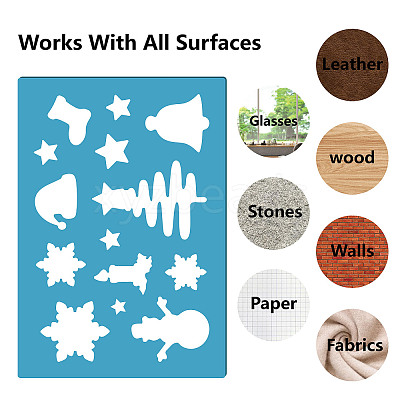 Acrylic Earring Handwork Template DIY-WH0359-036-1