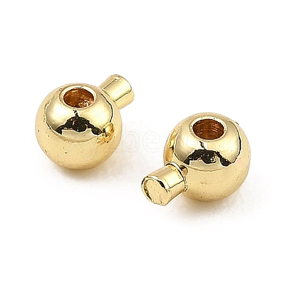 Brass Crimp Beads X-KK-Z030-16B-G-1