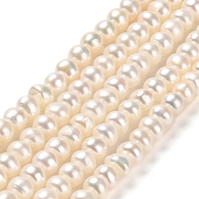 Natural Cultured Freshwater Pearl Beads Strands PEAR-J007-26-1