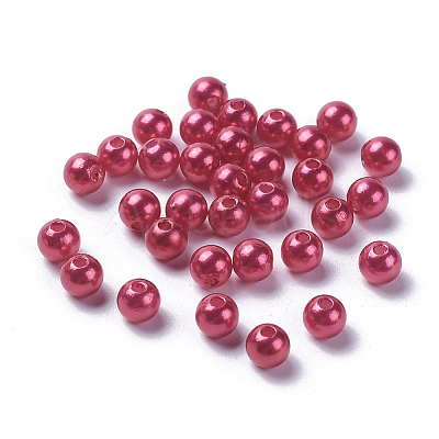Imitation Pearl Acrylic Beads PL607-13-1