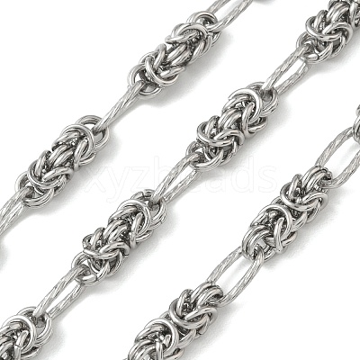 304 Stainless Steel Knot Link Chains CHS-G050-10P-1